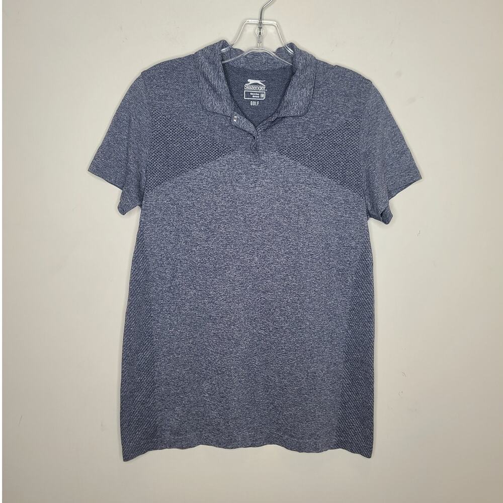 Slazenger Golf blue short sleeve polo shirt - medium